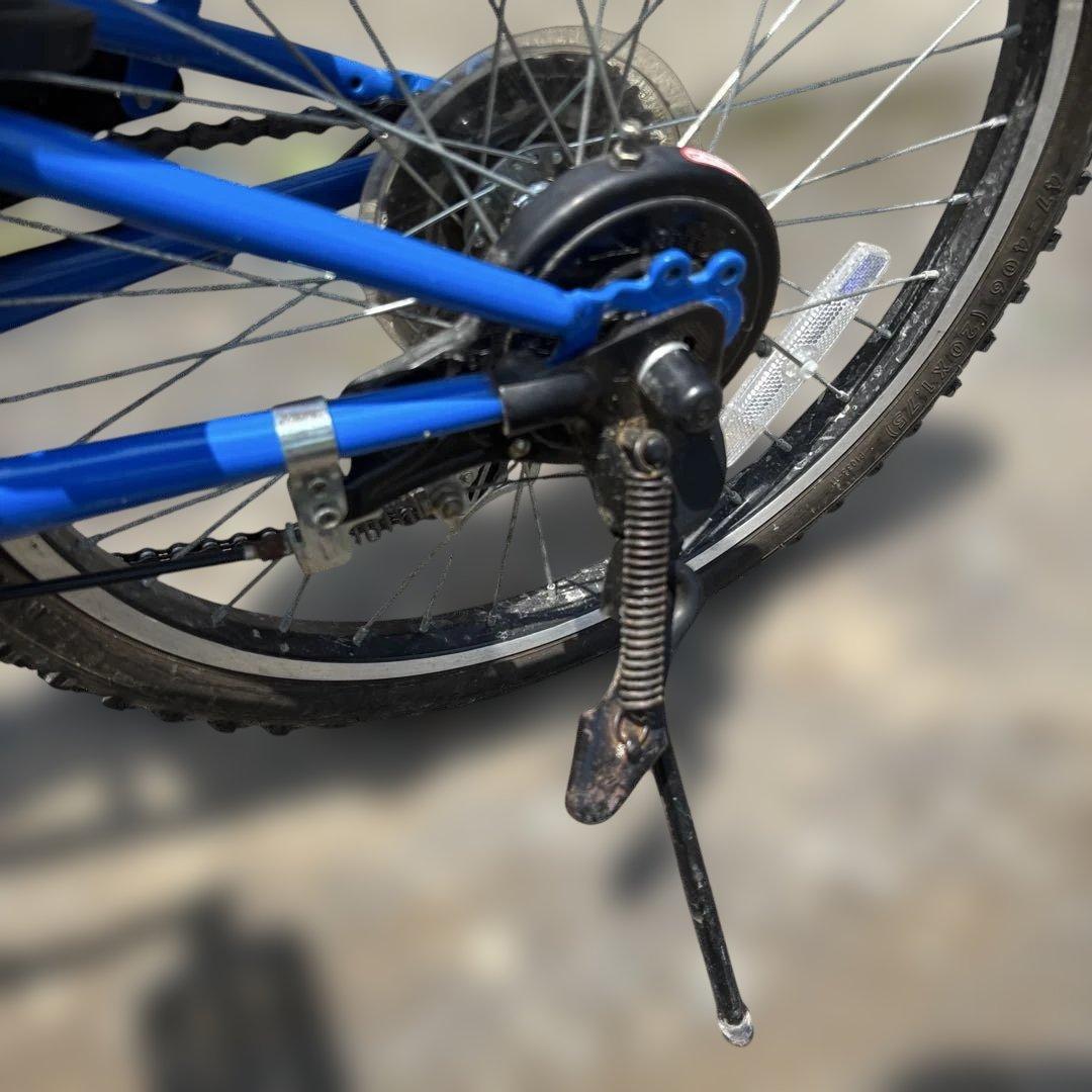 HUMMER 6速キッズ自転車 青