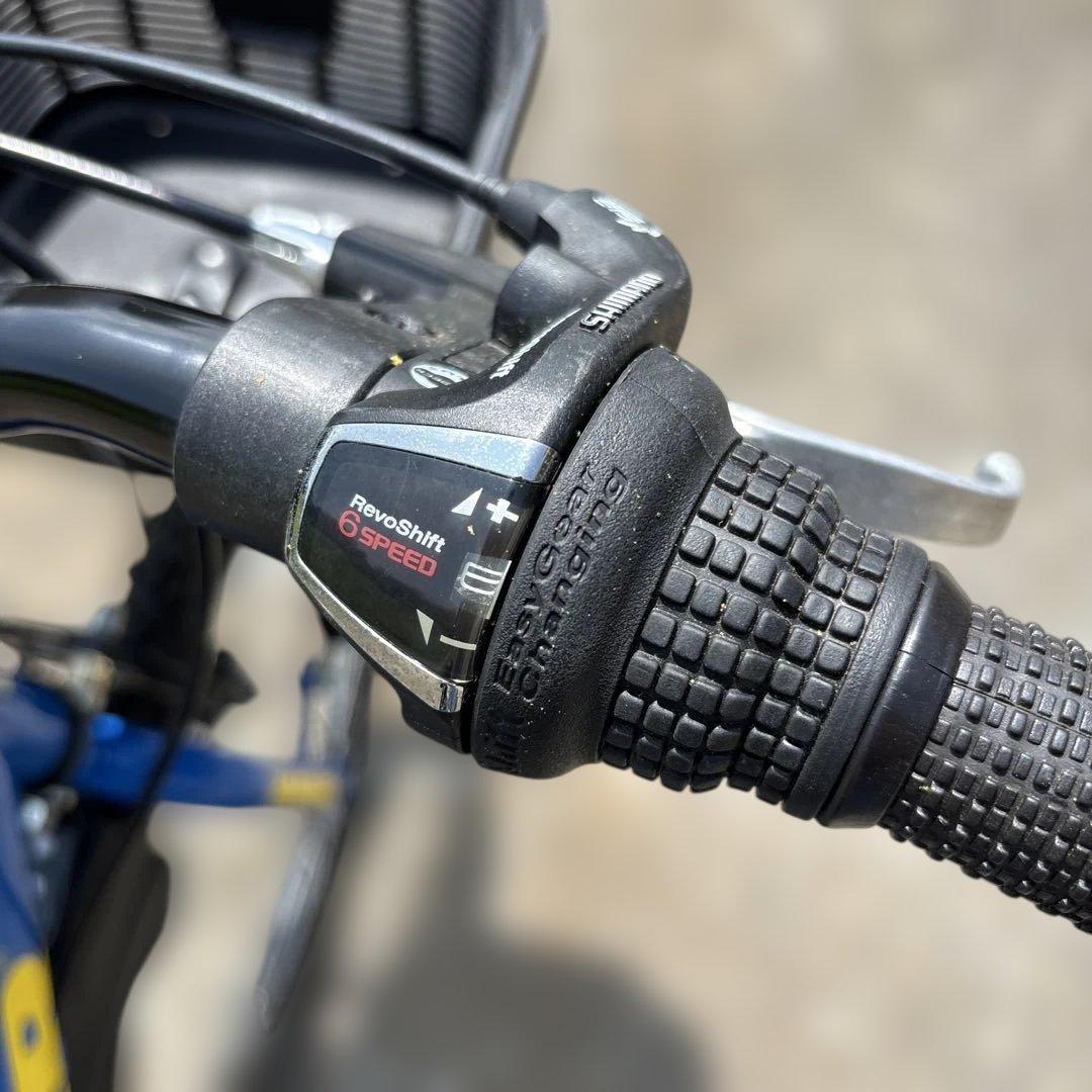 HUMMER 6速キッズ自転車 青