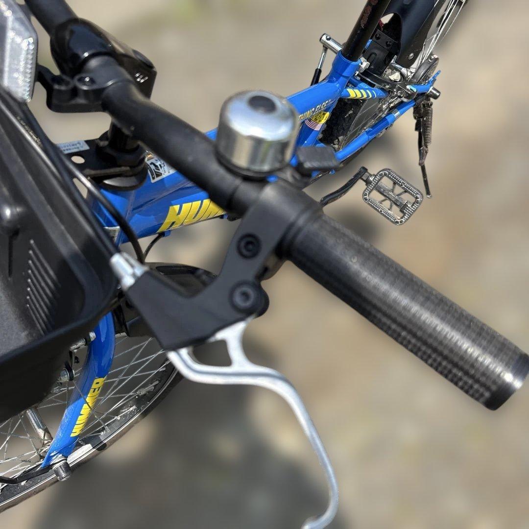 HUMMER 6速キッズ自転車 青