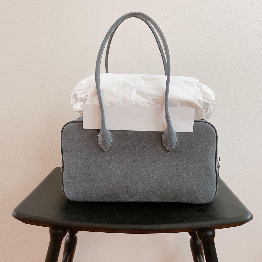 新品未使用 メゾンカナウ maison canau グレー スエード SMOKE - メルカリ