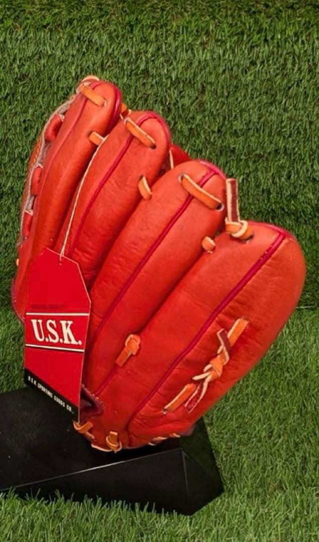 新品未使用　野球グラブ　グローブ　一般軟式大人用　投手用　梅田スポーツ　USK
