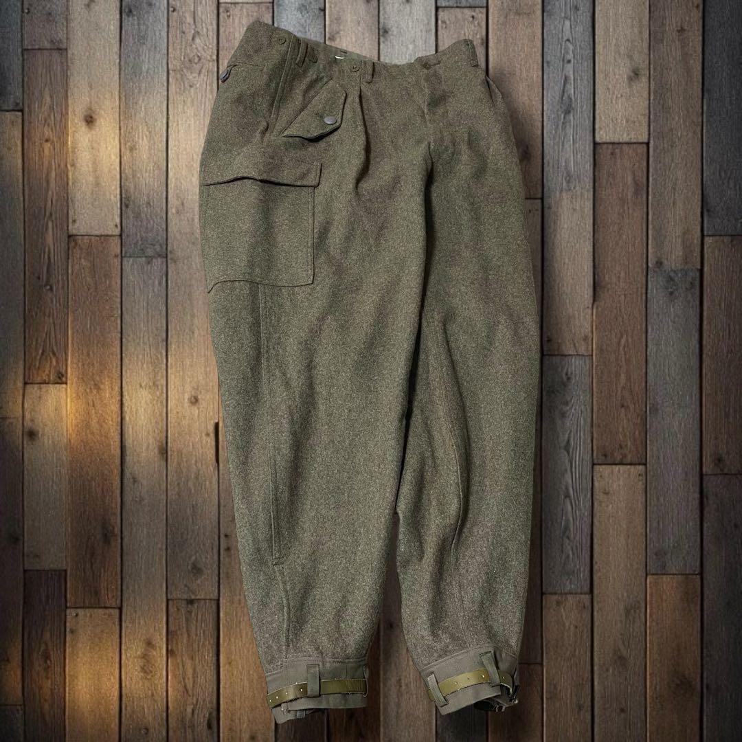 70'sスウェーデン軍 M-59 極太ウールカーゴパンツ 2XL
