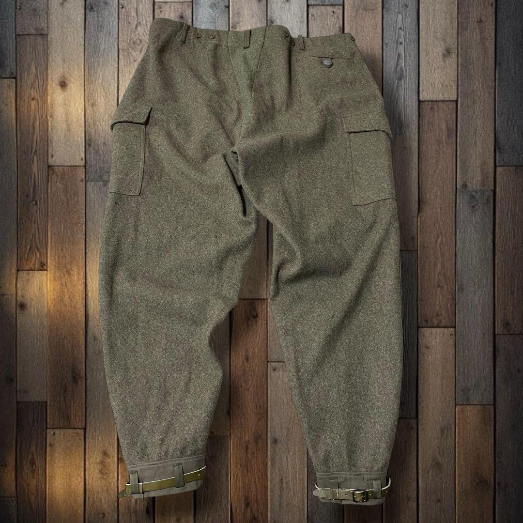 70'sスウェーデン軍 M-59 極太ウールカーゴパンツ 2XL