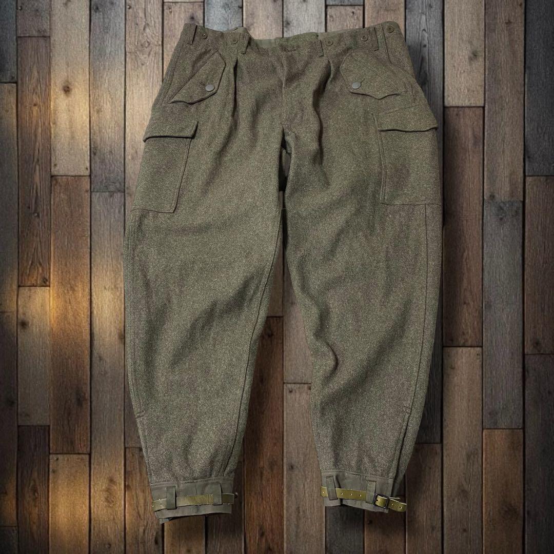 70'sスウェーデン軍 M-59 極太ウールカーゴパンツ 2XL