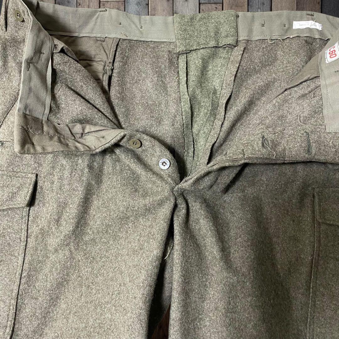 70'sスウェーデン軍 M-59 極太ウールカーゴパンツ 2XL
