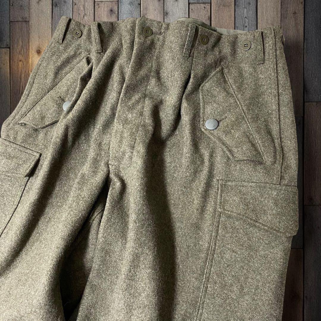 70'sスウェーデン軍 M-59 極太ウールカーゴパンツ 2XL