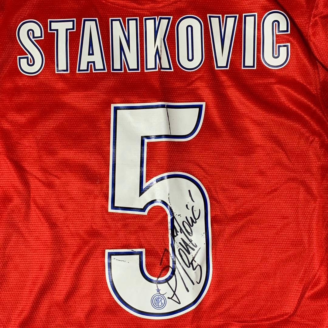 12/13 インテル　アウェイユニフォーム　スタンコビッチ　サイン入り　EL仕様