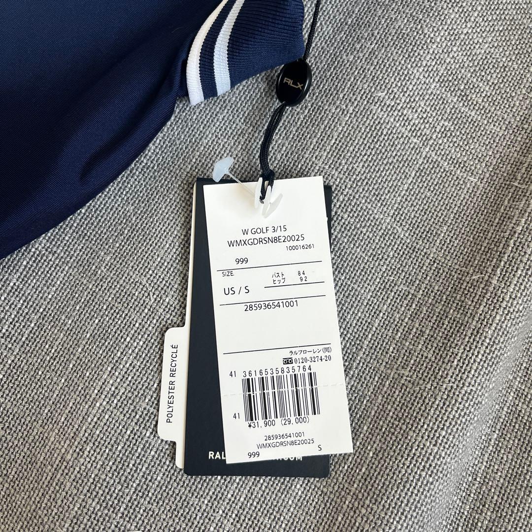 RLX ゴルフ レディース ワンピース ネイビー/ホワイト　ラルフローレン