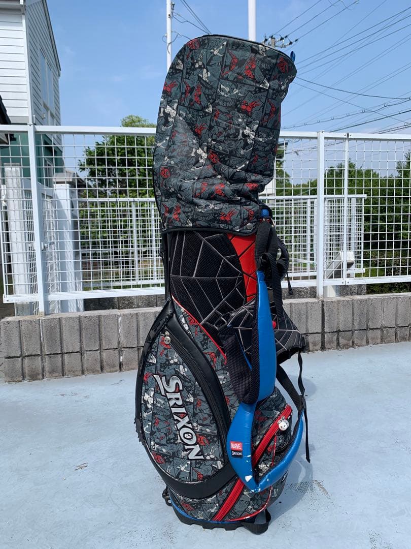 レア】キャディバッグ スパイダーマン - メルカリ