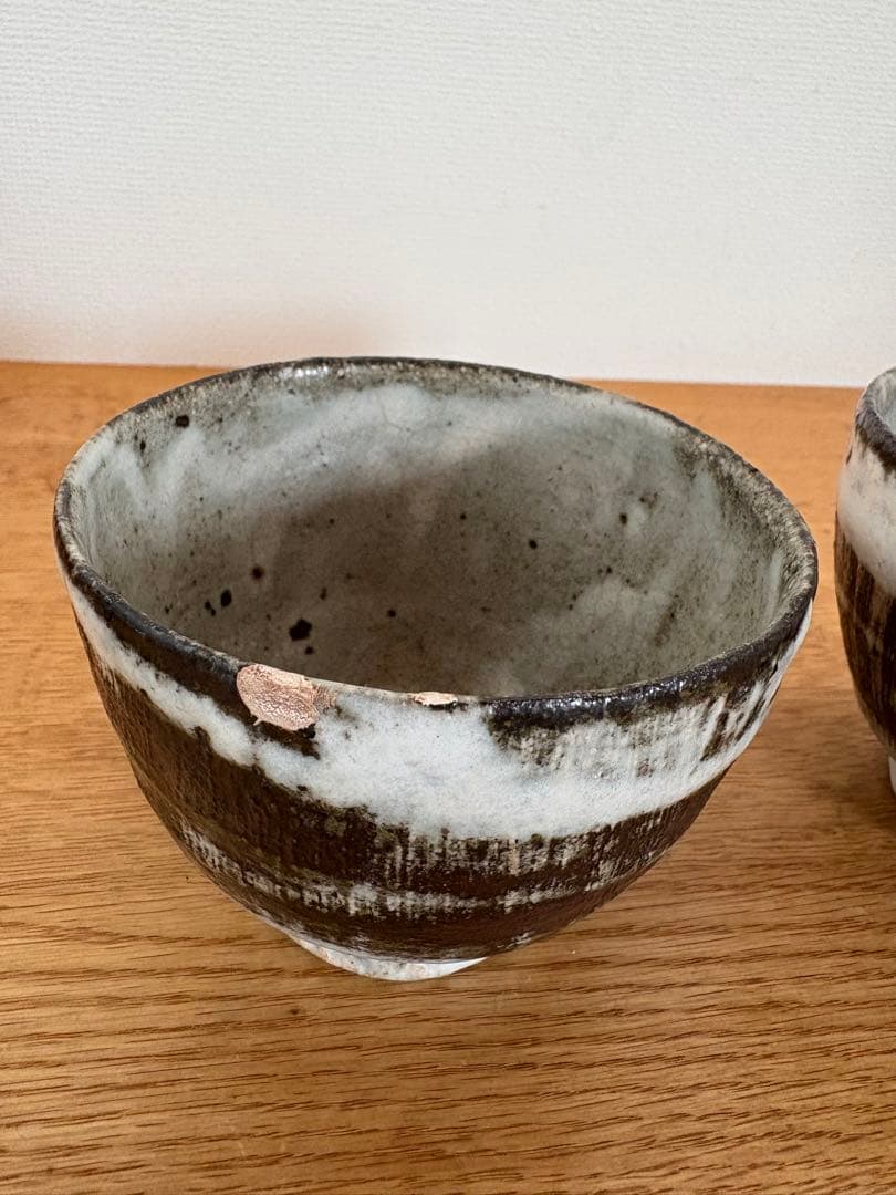 小野哲平さん　小皿2枚　カップ2客　銀継