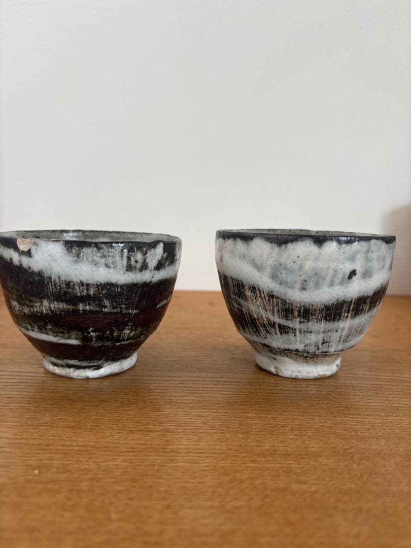 小野哲平さん　小皿2枚　カップ2客　銀継