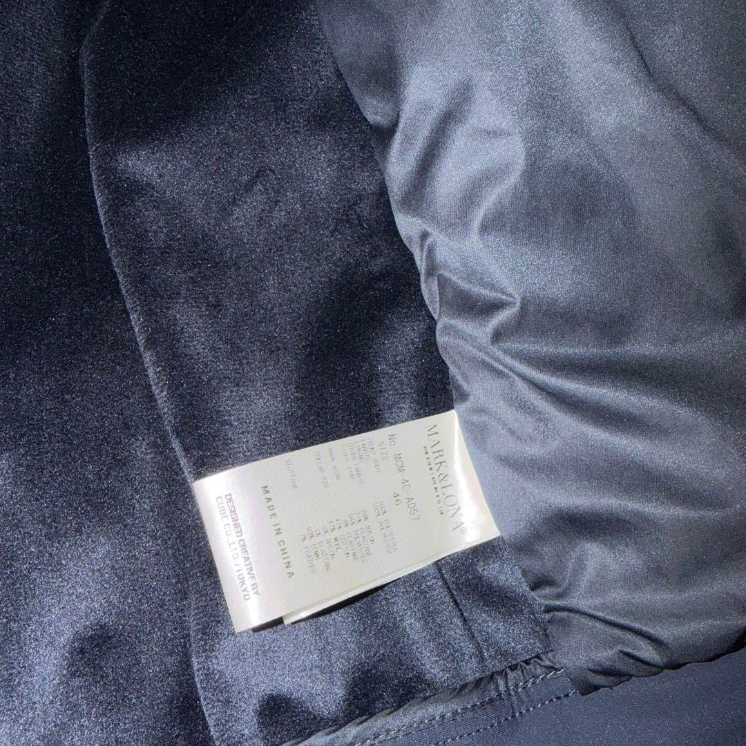 MARKLONA ネイビー キルティングジャケット