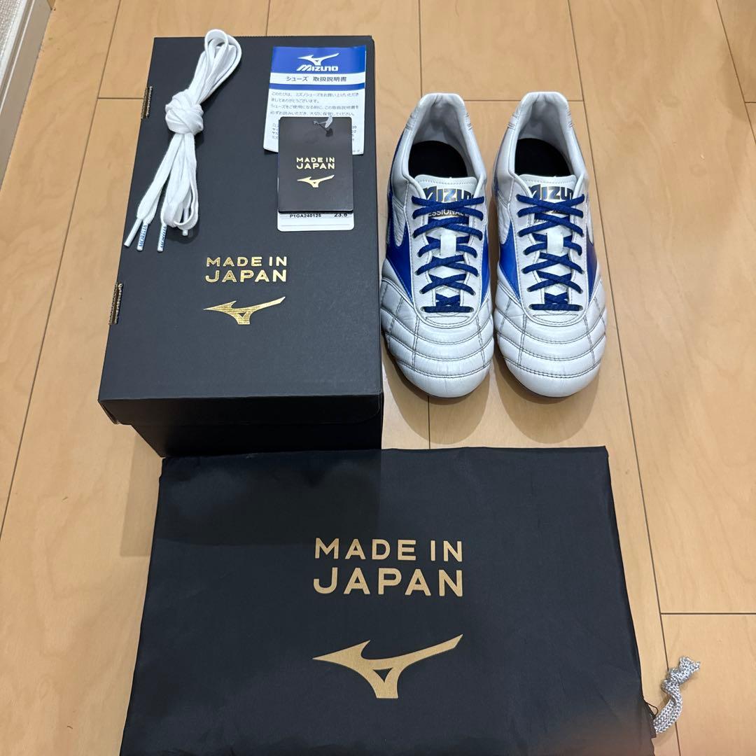 【美品】MIZUNO ミズノ モレリアIIJAPAN サッカースパイク 23.5