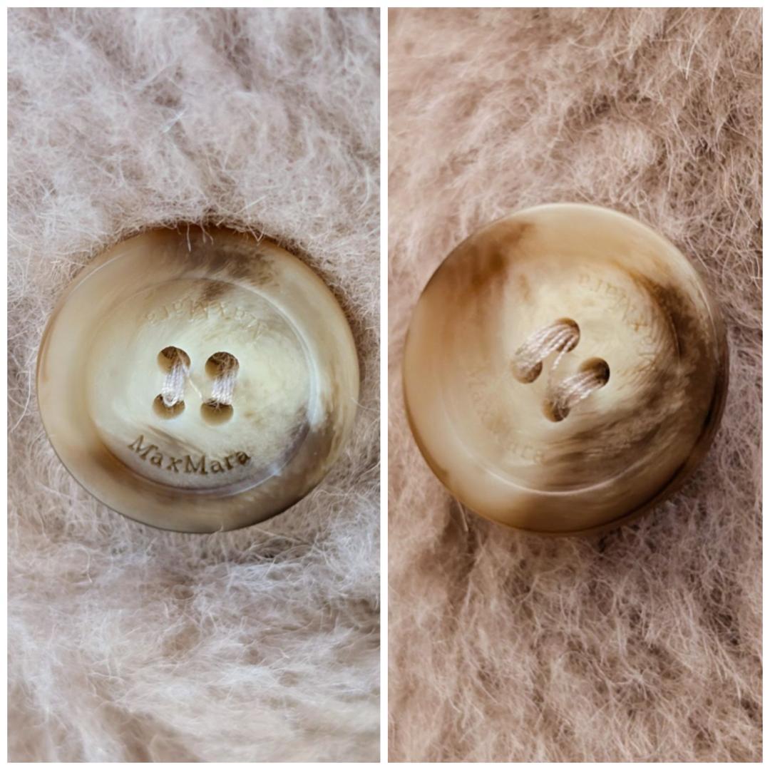 美品 マックスマーラ テディベア TEBE ケープ ポンチョ ベージュ アルパカ