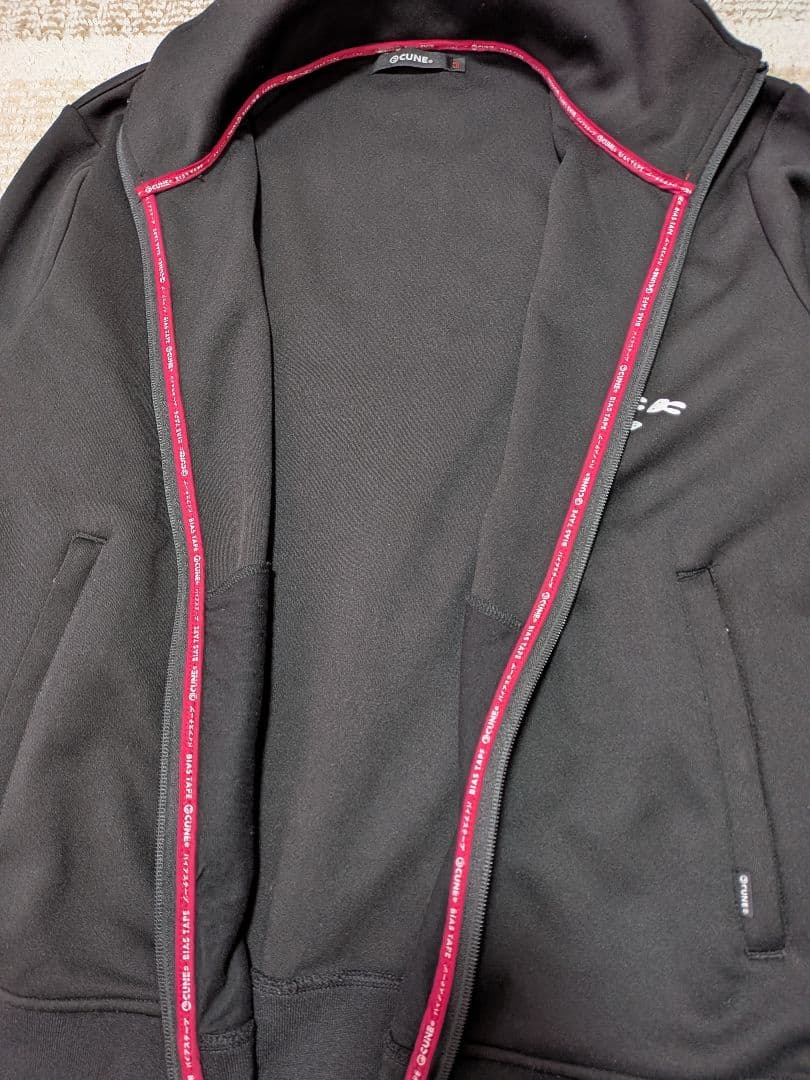 CUNE キューン 30th ANNIV スタンドジップジャージ ブラック L