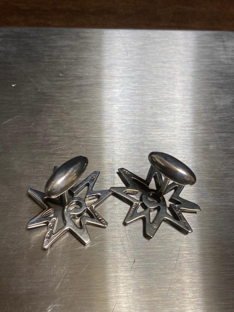 美品 ティファニー パロマピカソ ボリュームスター カフス シルバー925