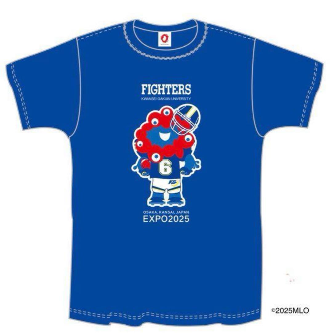 関西学院大学ファイターズ×ミャクミャク 万博コラボTシャツ Lサイズ 限定品