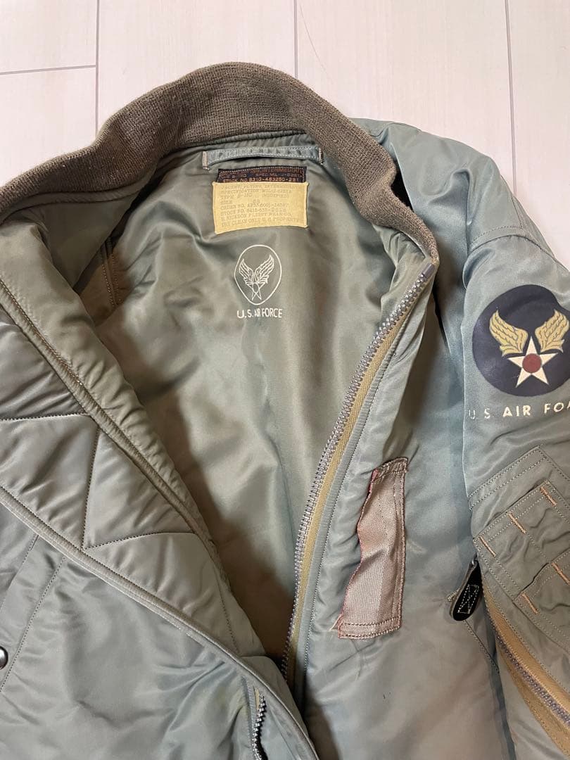 U.S. AIR FORCE MA-1 フライトジャケット オリーブグリーン