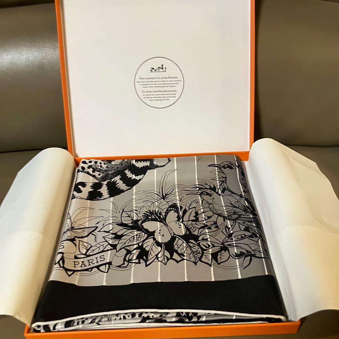 【HERMES 】未使用 カレ90 完売品 ジャングル・ラヴ