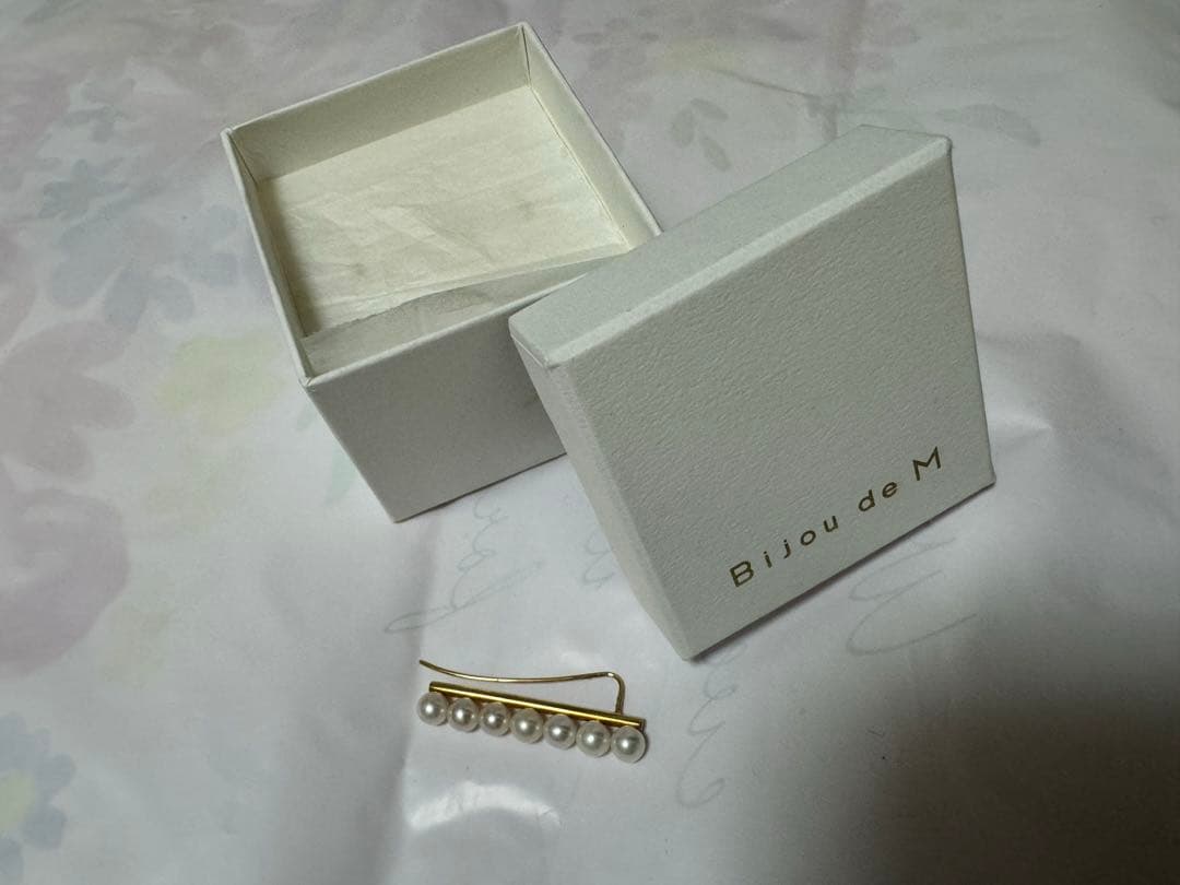 ビジュードエム 7連 淡水パール ピアス GOLD