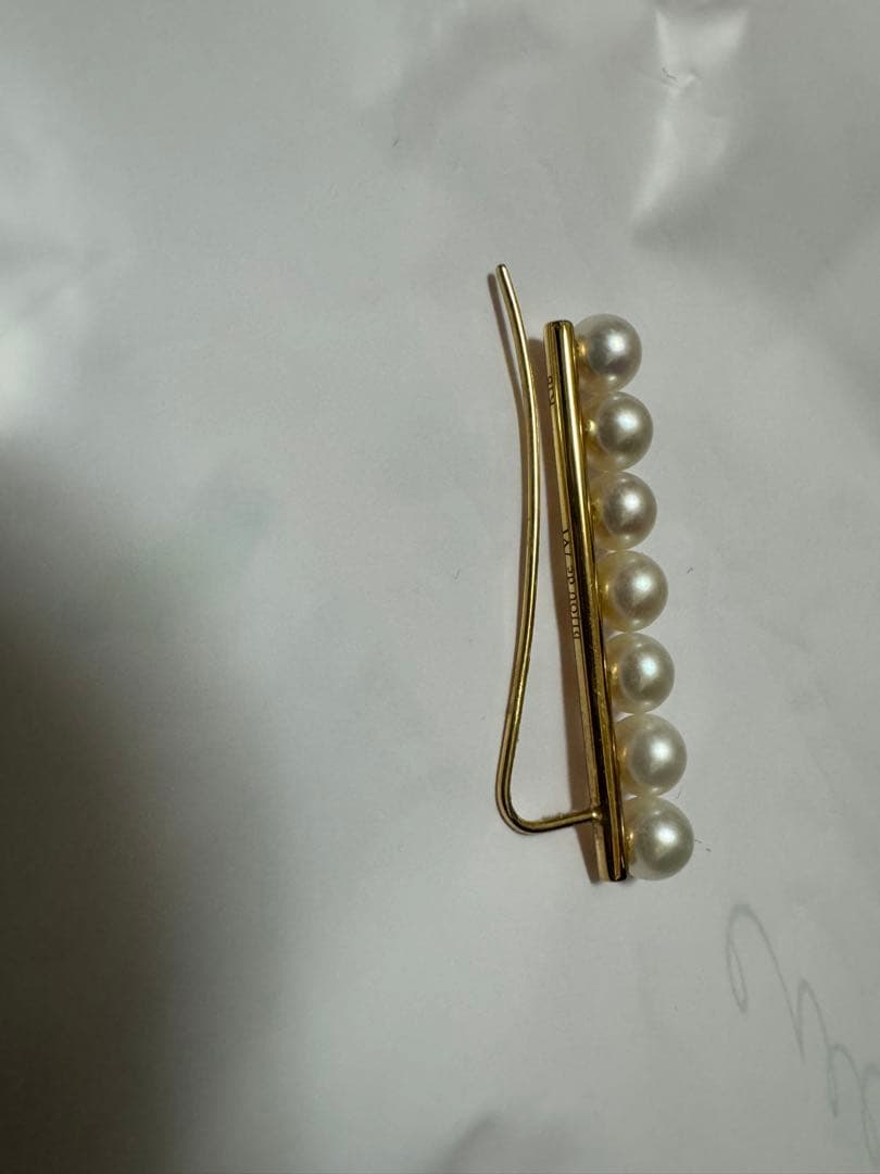 ビジュードエム 7連 淡水パール ピアス GOLD