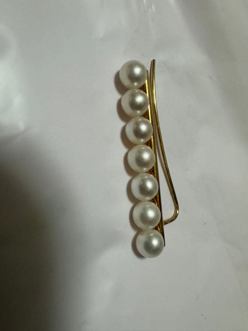 ビジュードエム 7連 淡水パール ピアス GOLD