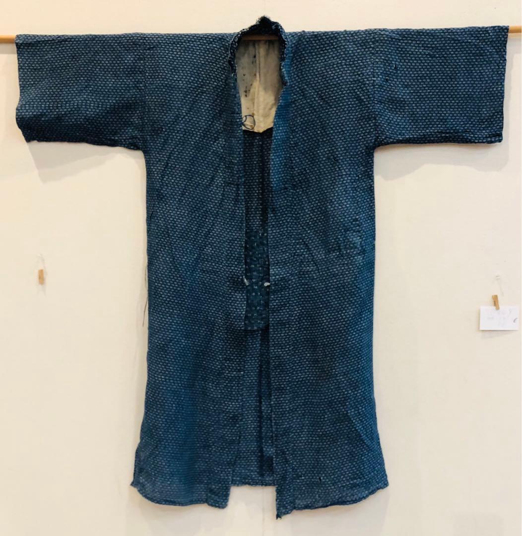 野良着 古着 藍染絣 麻能登上布 古布ボロ のら-149 - メルカリ