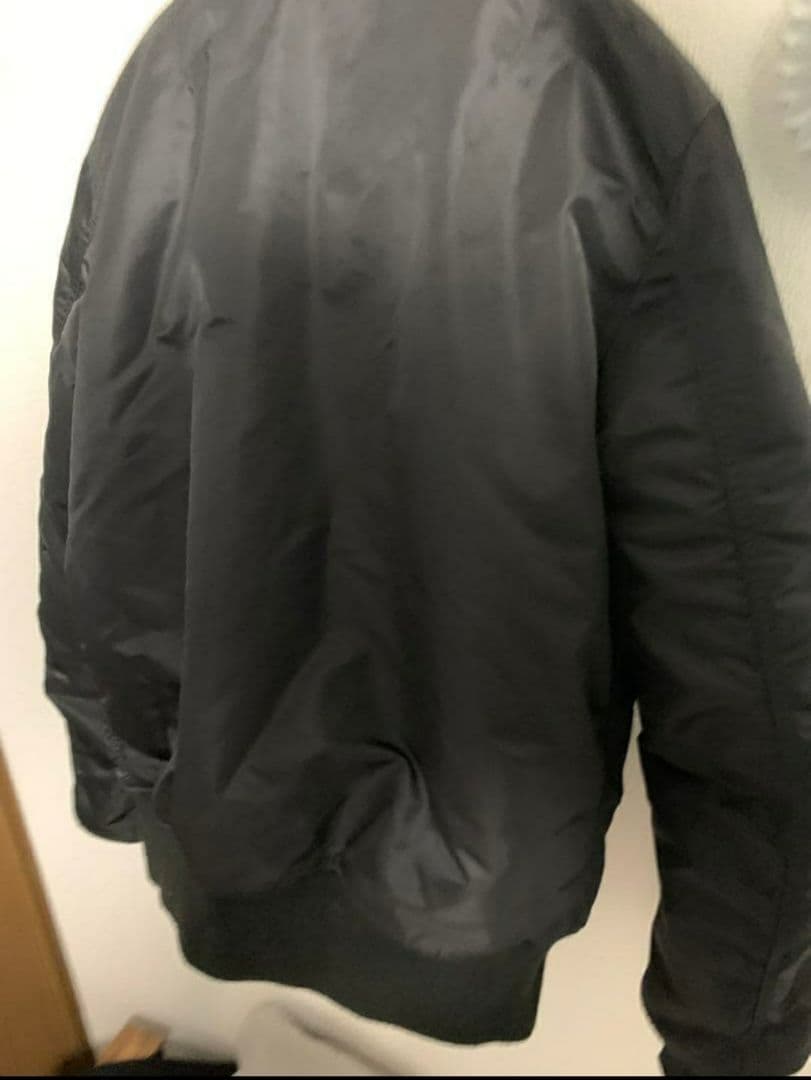 美品☆ALPHA フライトジャケット MA-1　黒　XL☆アルファ