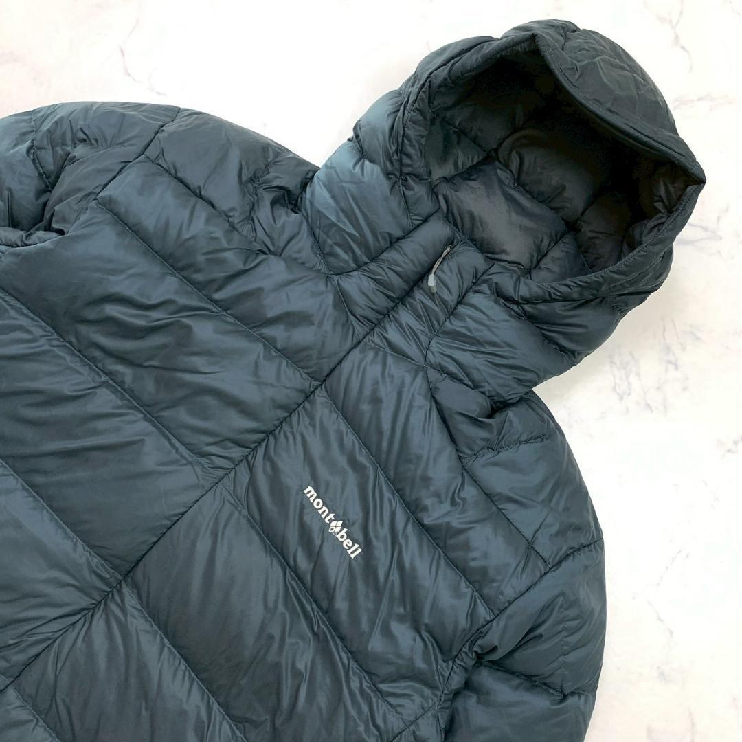 美品☆モンベル ライトアルパインダウンパーカ ダークグレー XL D358