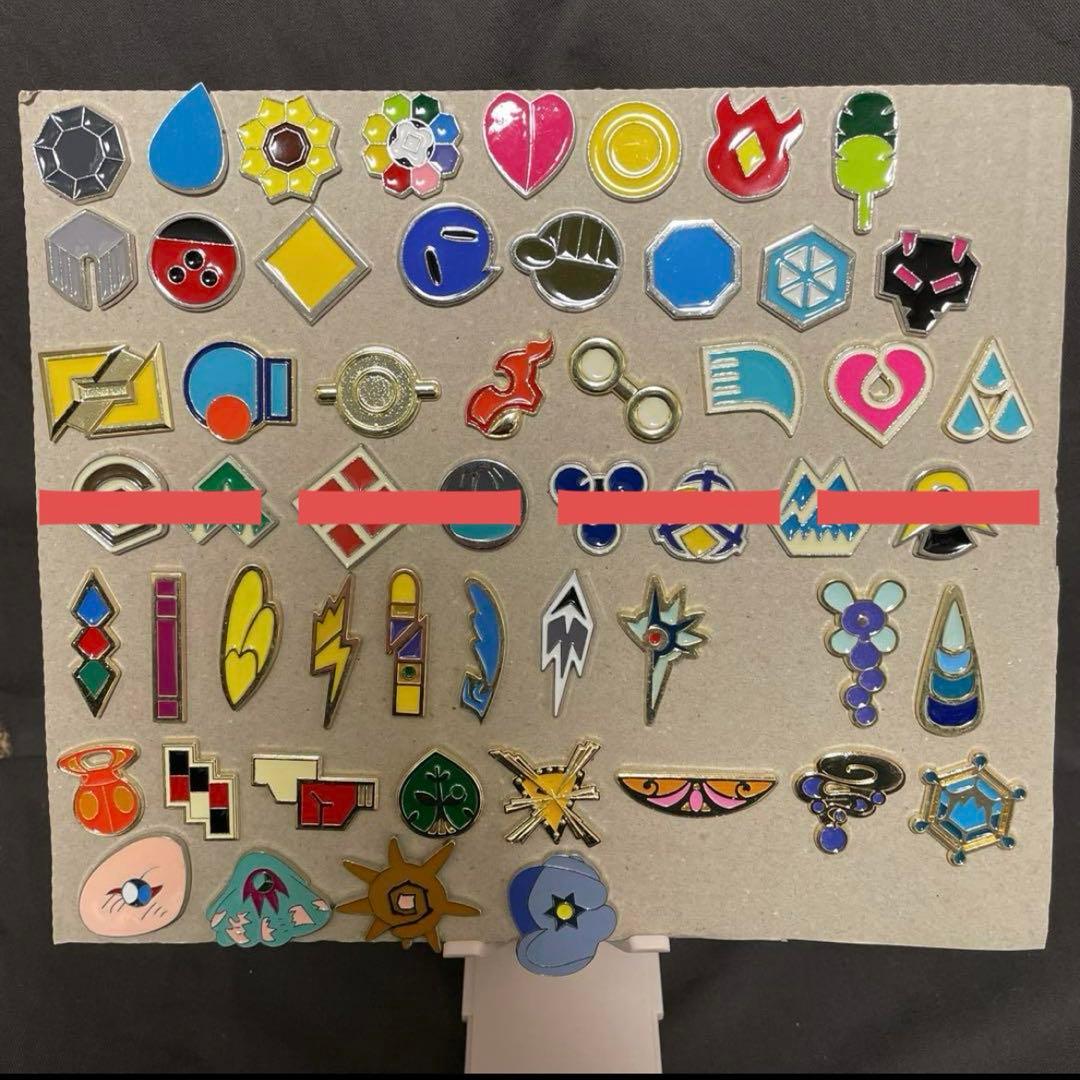☆ポケモン ジムバッジ 46個セット - メルカリ