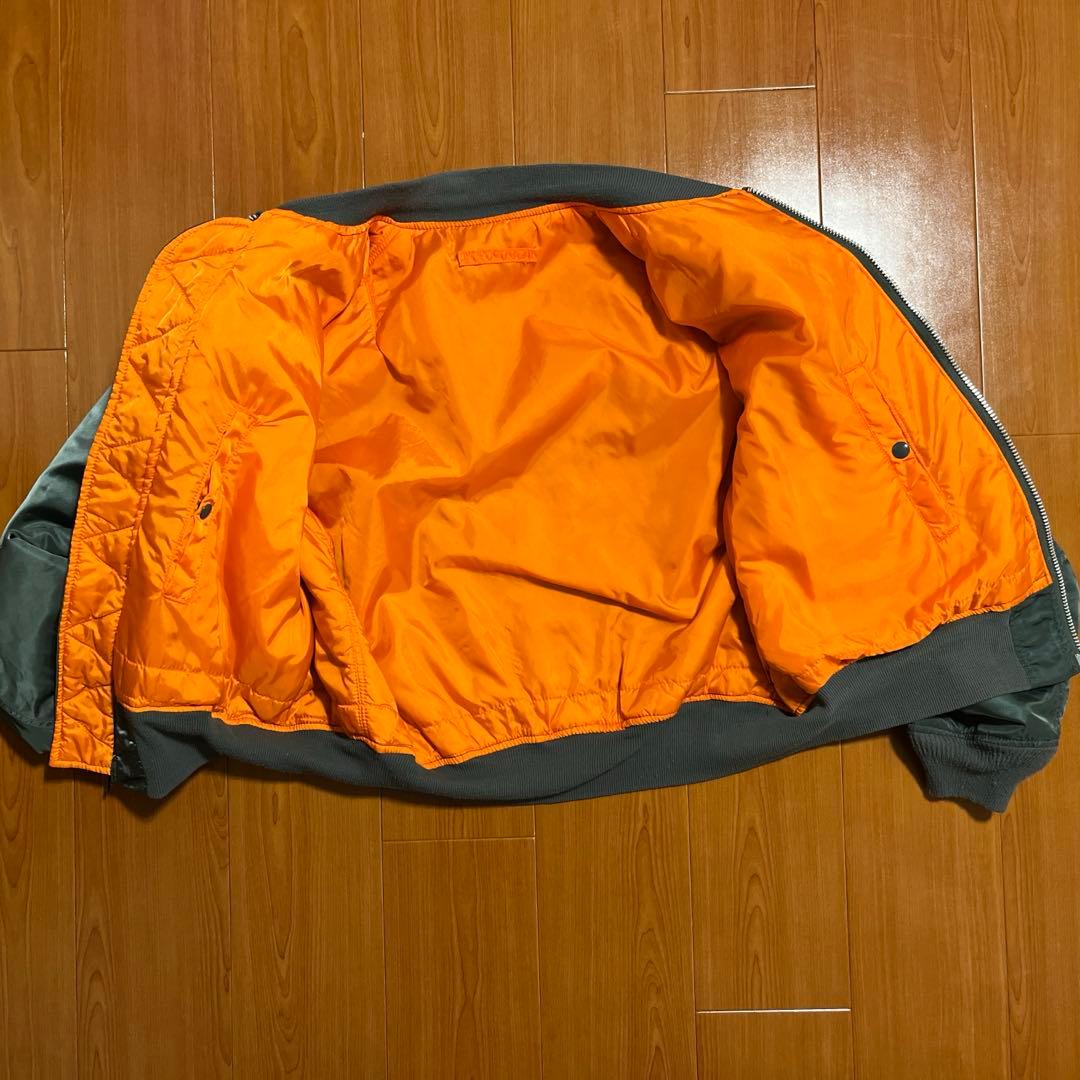 アルファ社　MA-1 エドウィン企画　アメリカ製　カーキ　XL