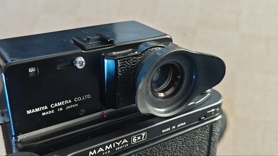 マミヤユニバーサルプレス実写済み100mm/3.5、6×7.6×9ホルダーセット