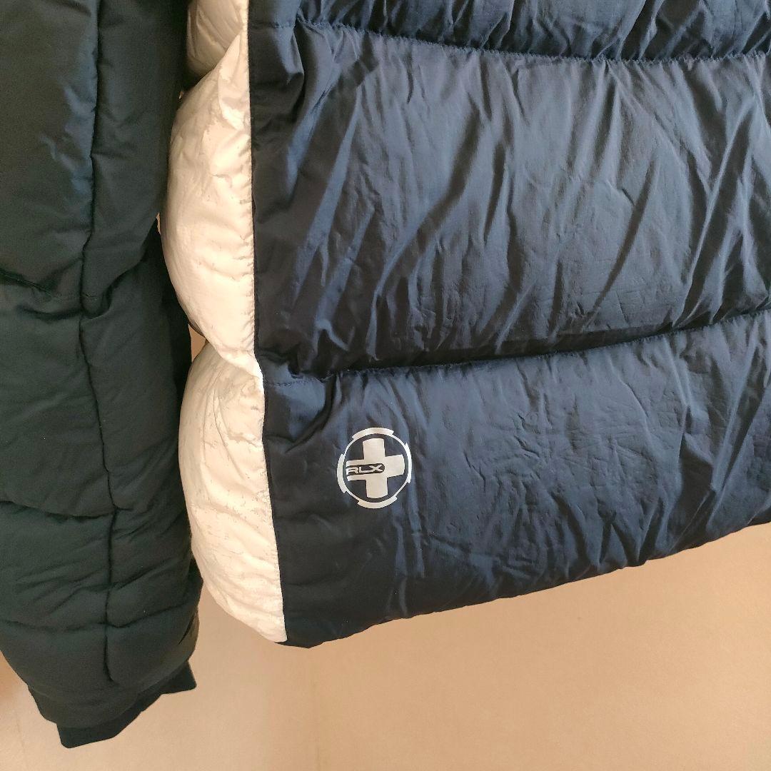 RLX Ralph Lauren ダウンジャケット L ネイビー×ホワイト