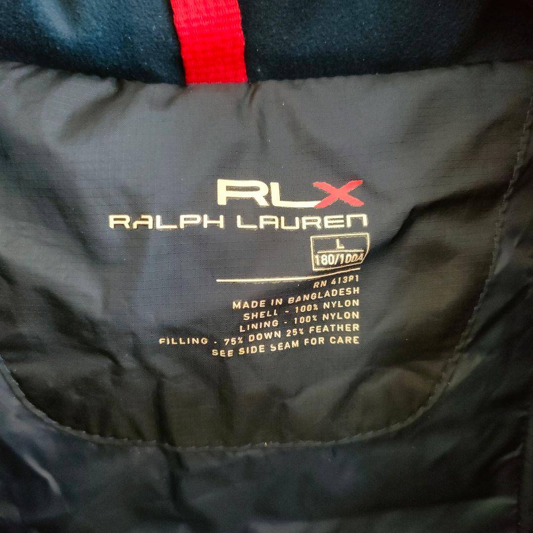 RLX Ralph Lauren ダウンジャケット L ネイビー×ホワイト