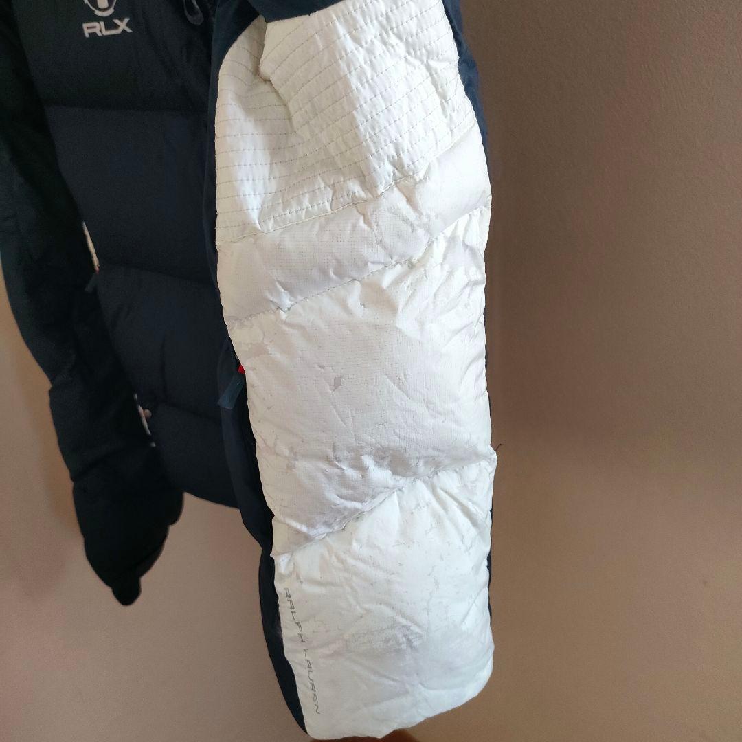 RLX Ralph Lauren ダウンジャケット L ネイビー×ホワイト