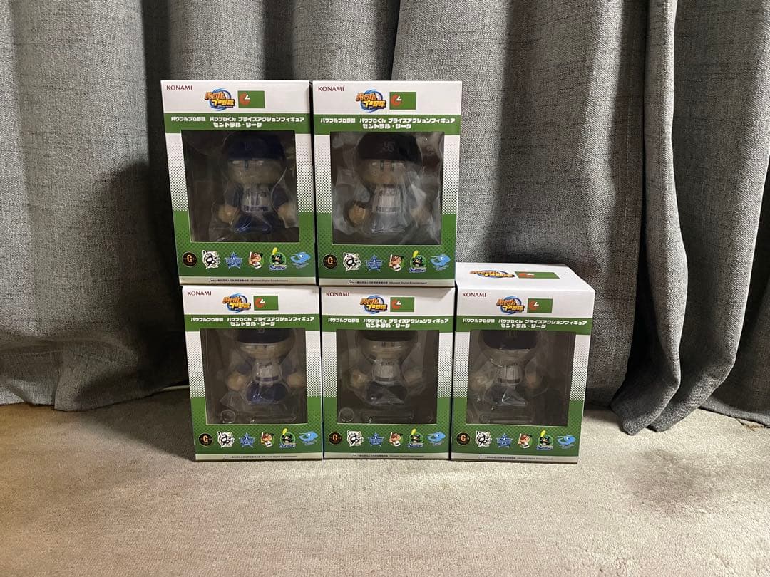パワプロくん プライズアクションフィギュア セントラル・リーグ 5種