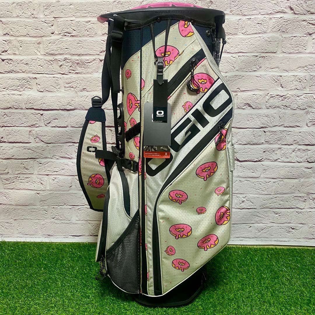 OGIO オジオ キャディバッグ ドーナツ柄 ピンク ゴルフ 新品