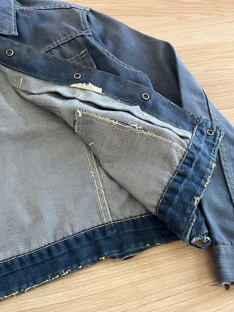 60s〜 RANCH CRAFT DENIM ジャケット 2nd vat dye