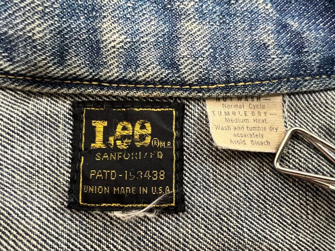 XL 42程度 Lee 220J ライダース Gジャン USA製 70s 希少