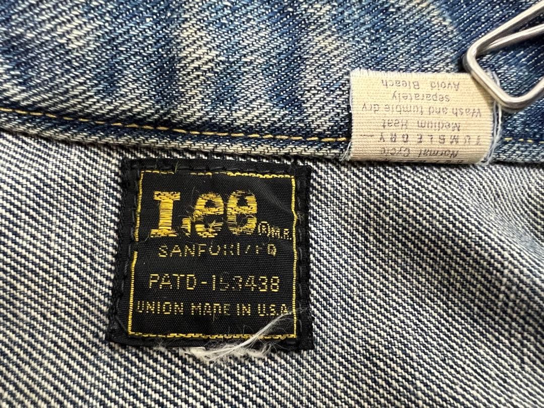 XL 42程度 Lee 220J ライダース Gジャン USA製 70s 希少