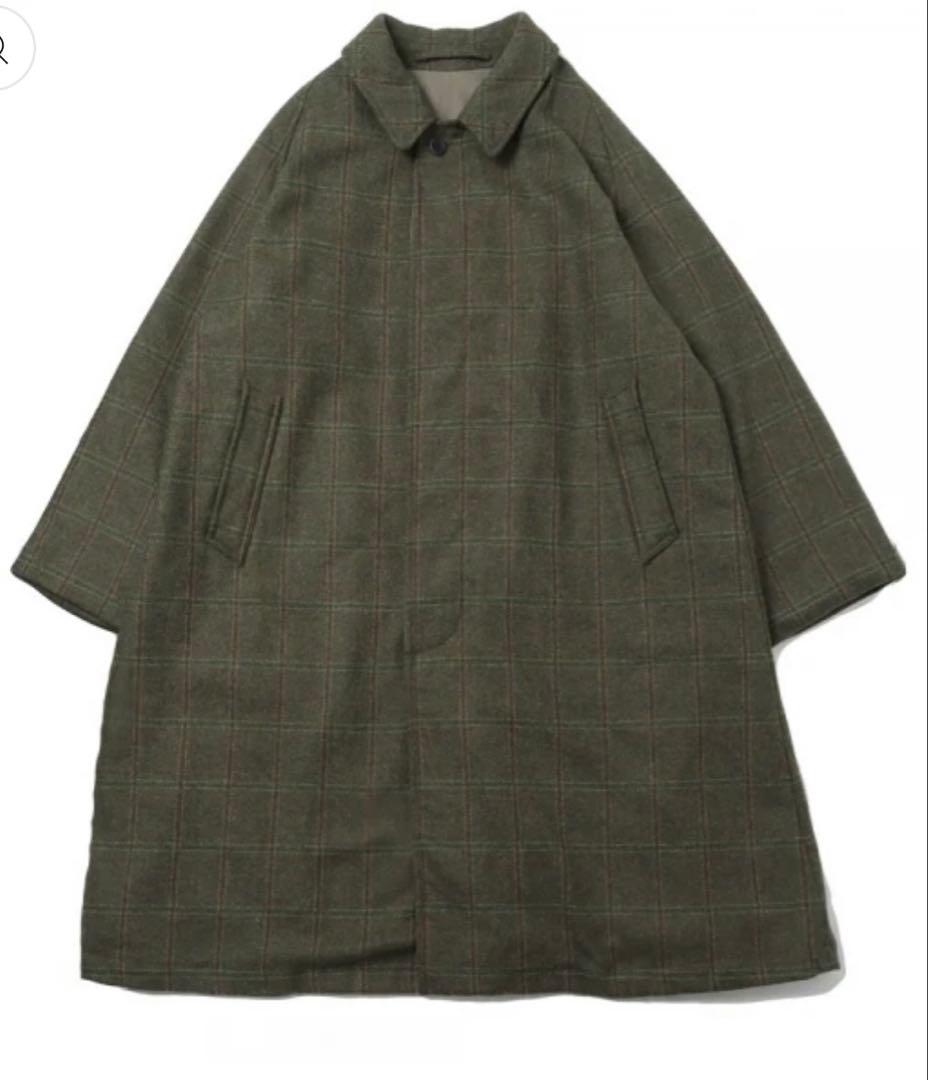 A.PRESSE アプレッセ22FW Tweed Balmacaan Coat