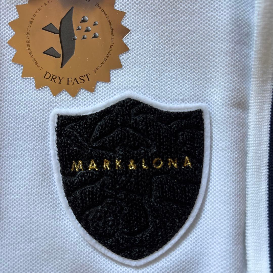 MARK & LONA ホワイトポロシャツ