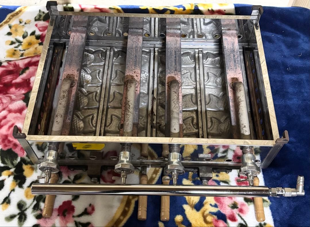 たい焼き器★天然ガス★5×2連★業務用器具★厨房器具★