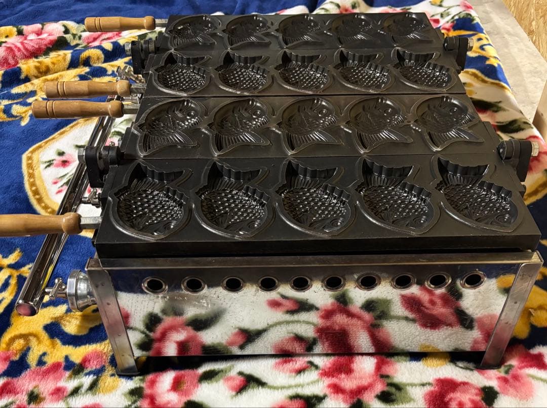 たい焼き器★天然ガス★5×2連★業務用器具★厨房器具★