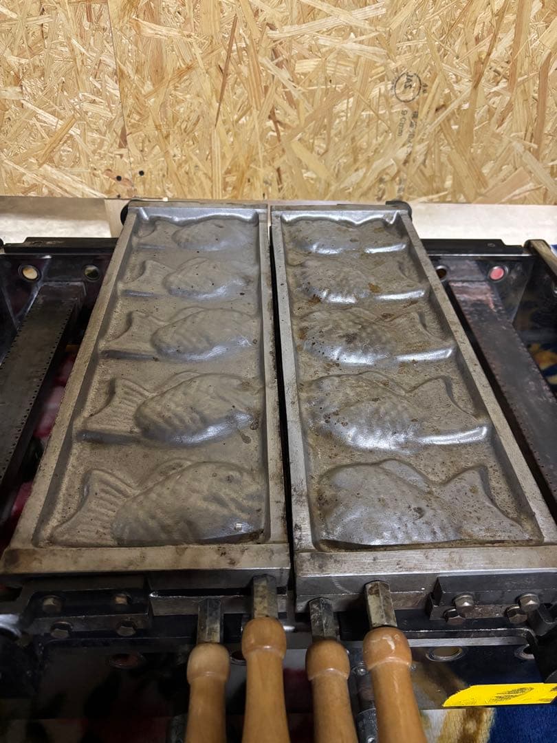 たい焼き器★天然ガス★5×2連★業務用器具★厨房器具★