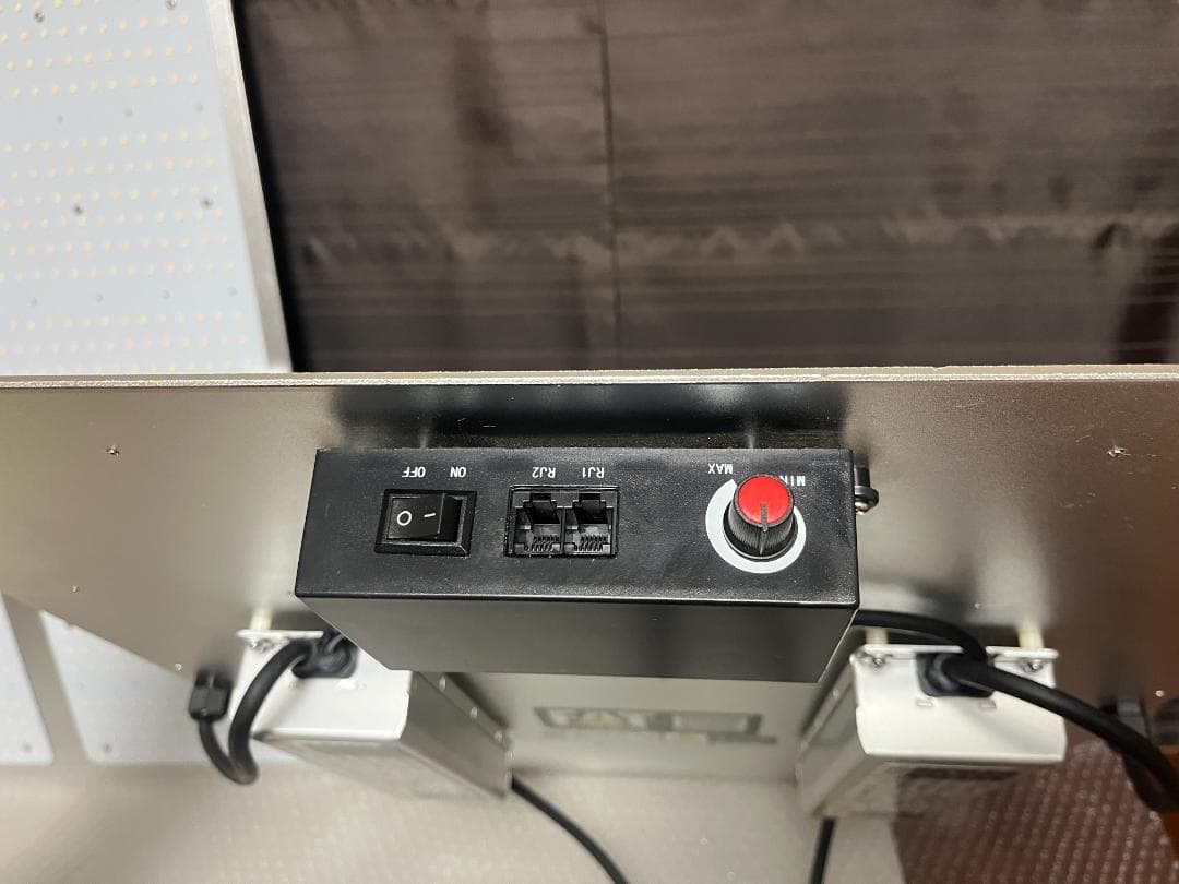 2台　フルスペクトラム　植物育成ライト　450W　LED グロウライト　調光付き