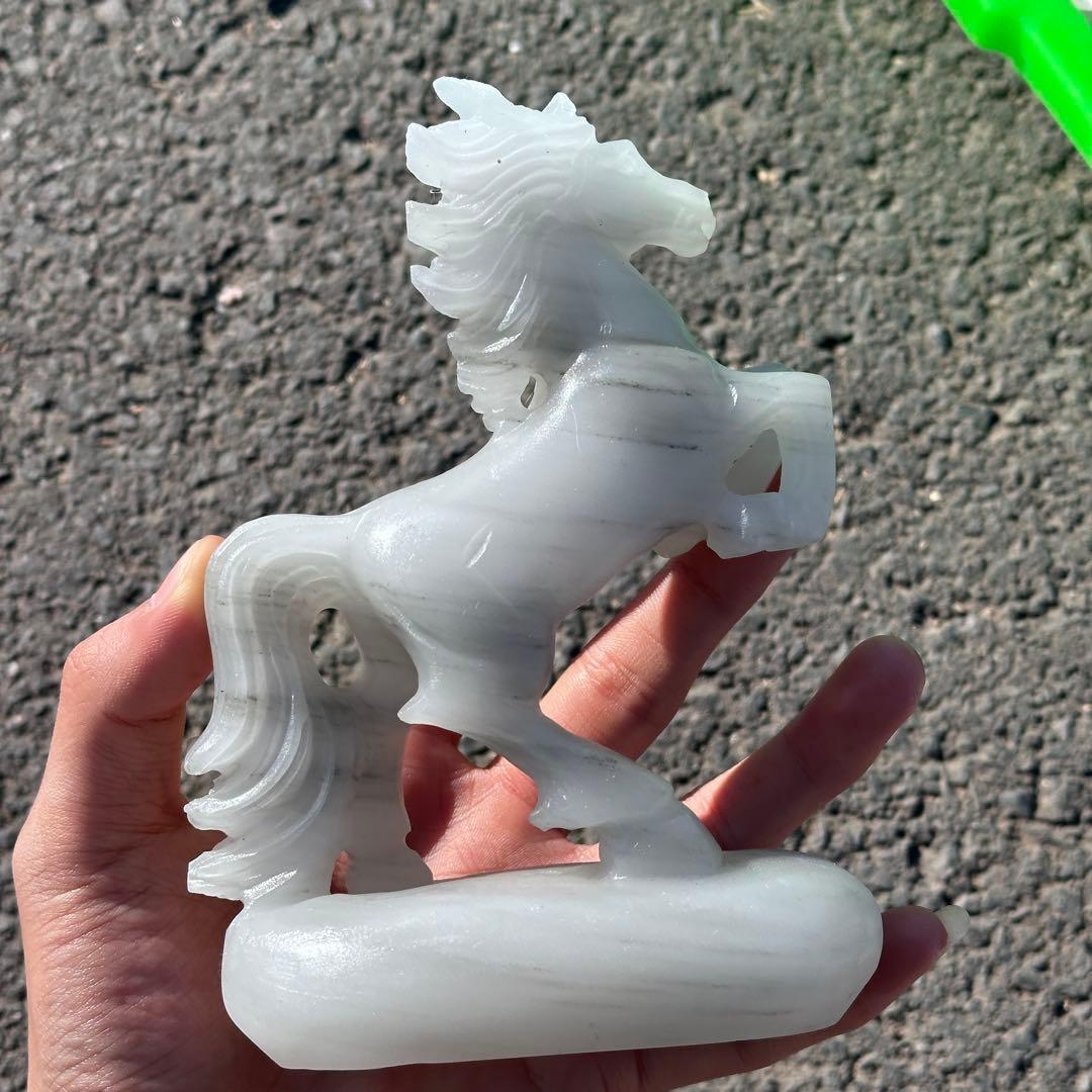 天然石エンジェルライトの馬　ご購入前に在庫確認必要G.155
