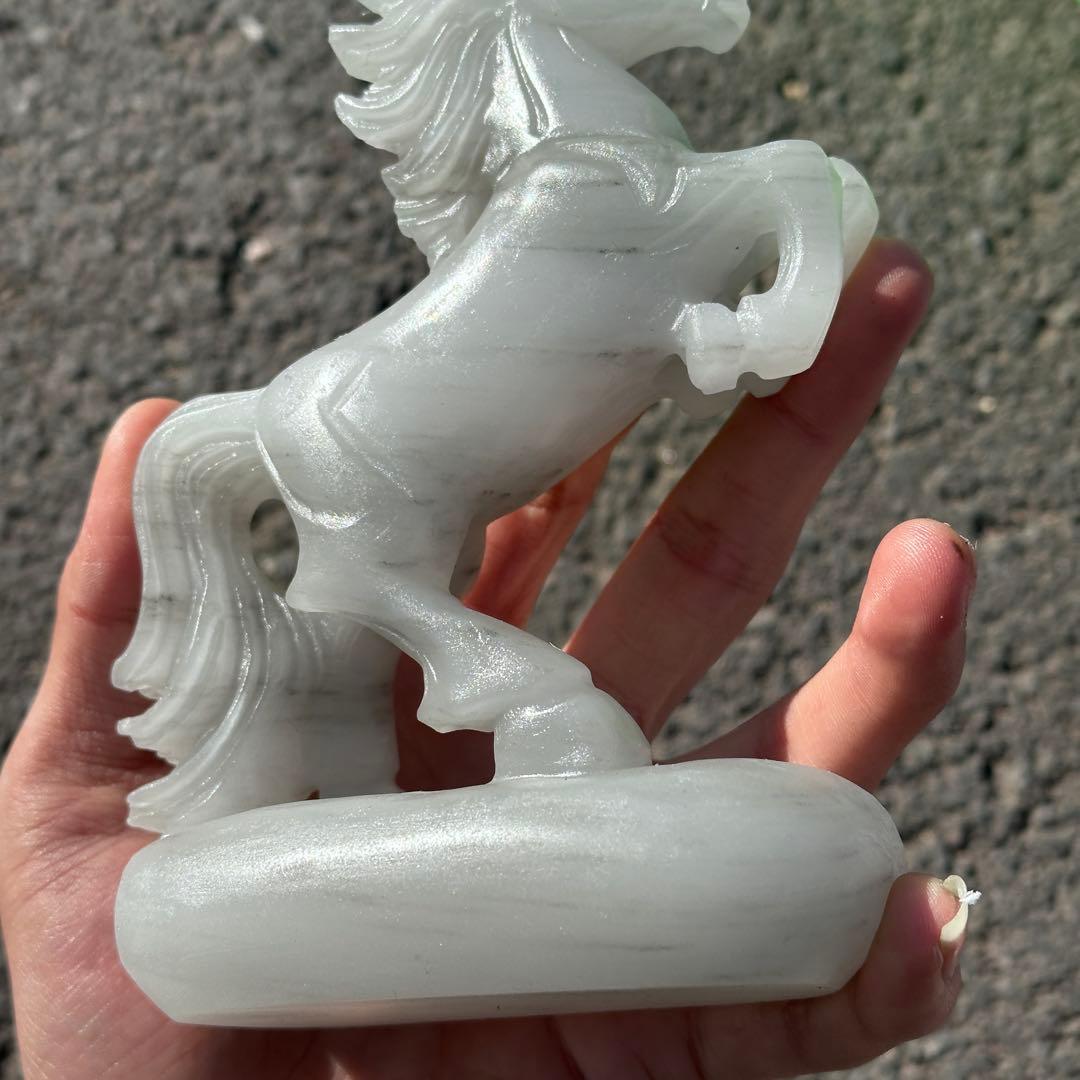 天然石エンジェルライトの馬　ご購入前に在庫確認必要G.155