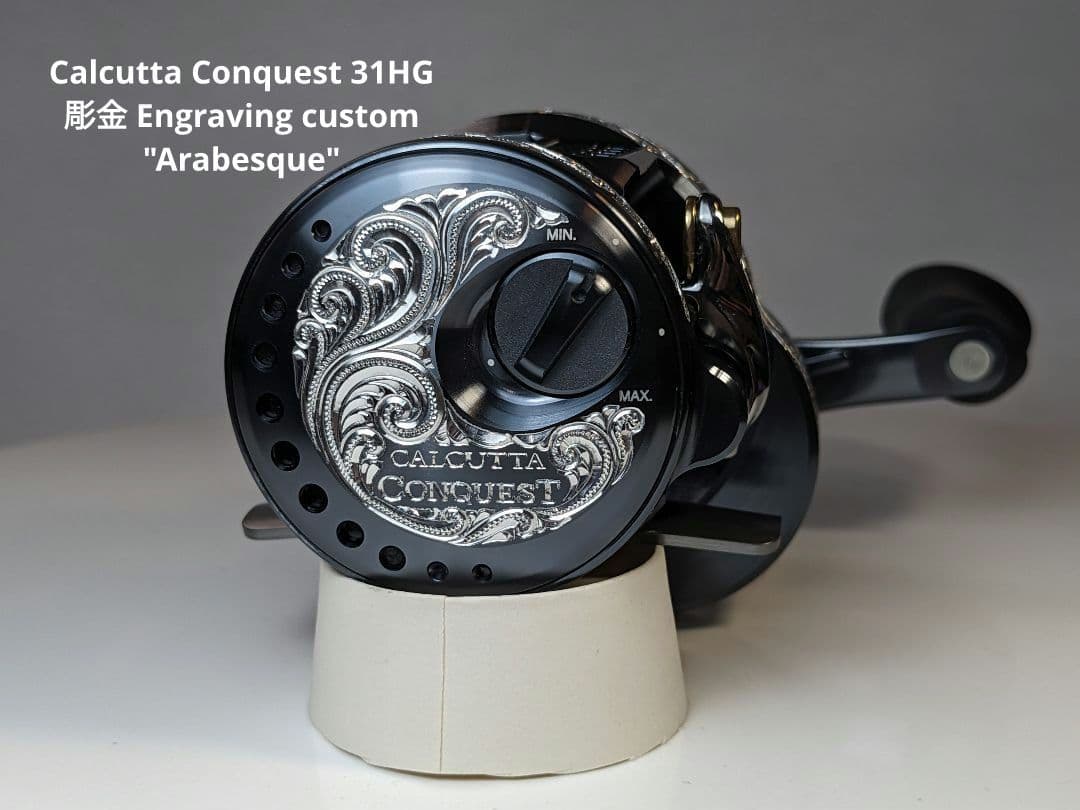 CALCUTTA CONQUEST 31HG 彫金 Engraving