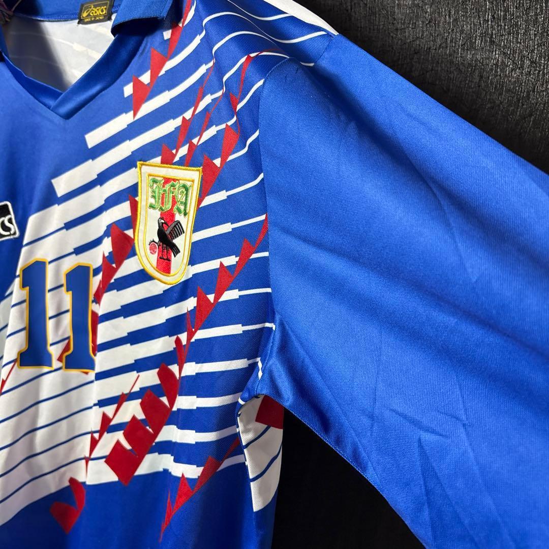 【★三浦知良】 古着 サッカー 代表 94 ユニフォーム 11番 ★ドーハの悲劇